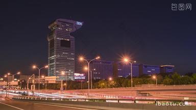北京盘古大观夜景延时固定延时摄影